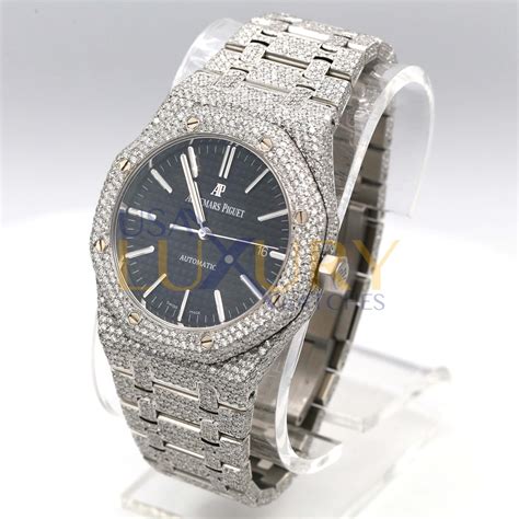 audemars piguet royal oak black diamonds|audemars piguet royal oak 33mm.